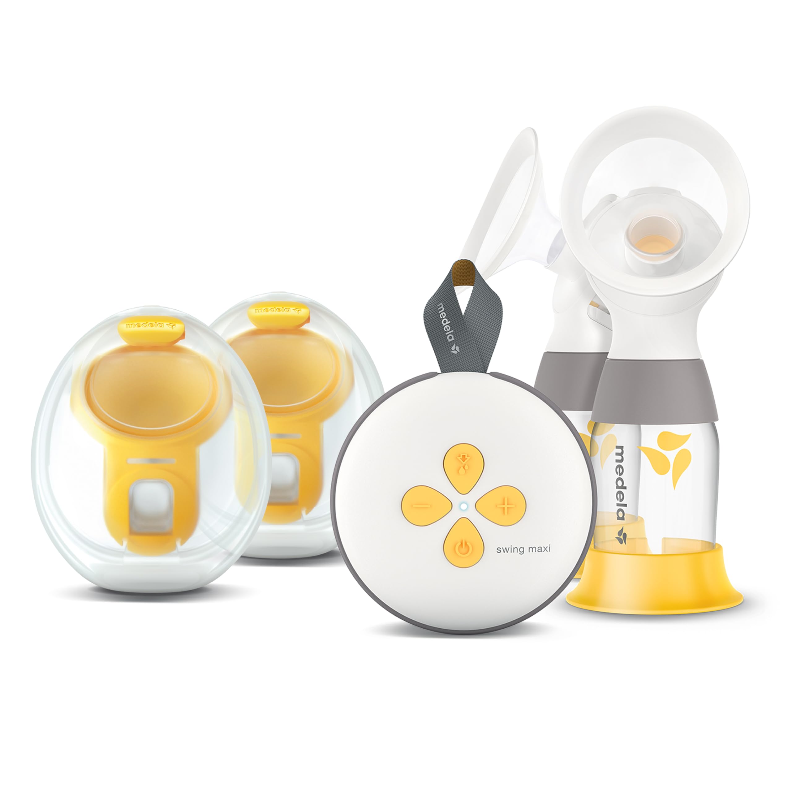 Foto 1 | Extractor de Leche Medela Swing Maxi con Copas y Protectores Portátiles - Venta Internacional