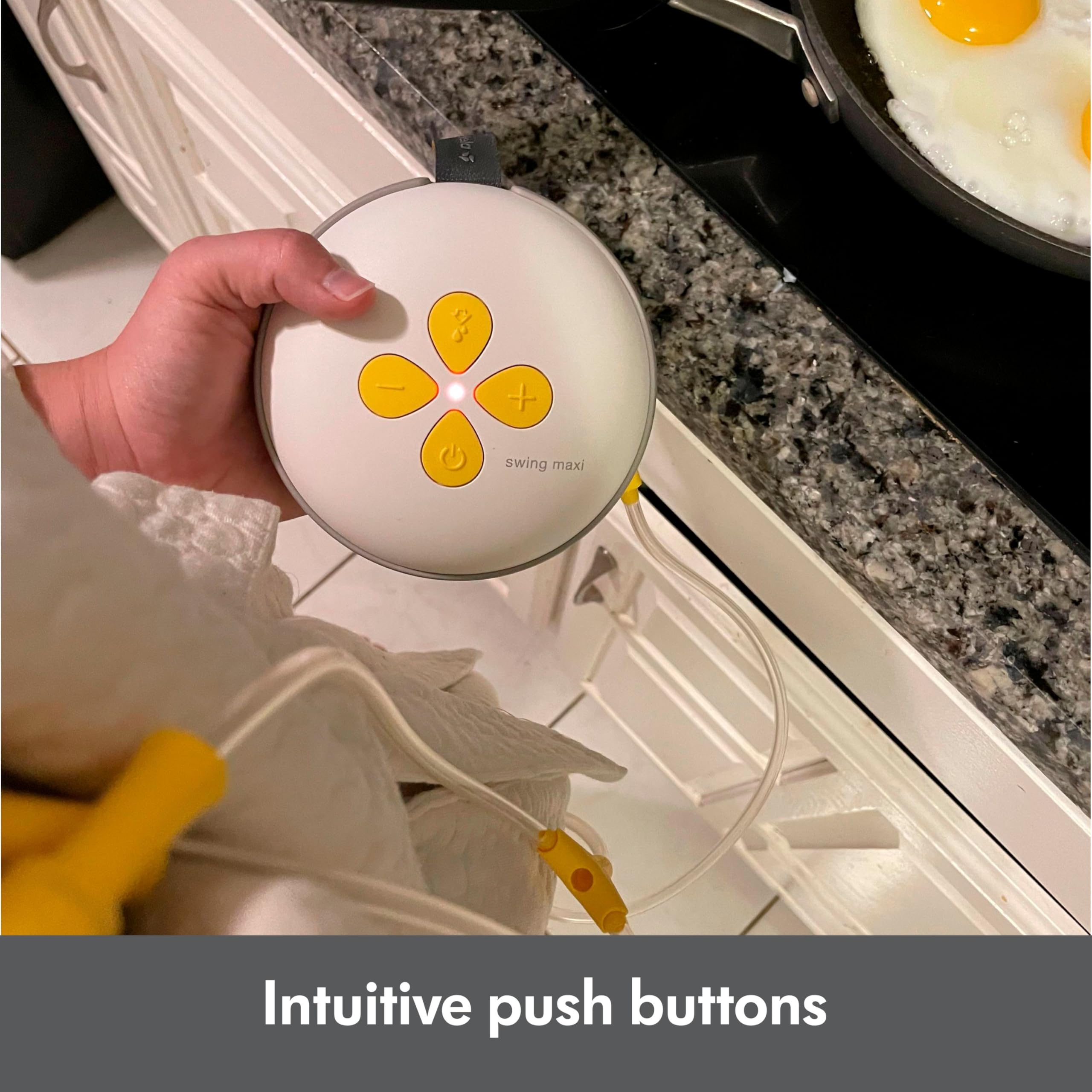 Foto 4 | Extractor de Leche Medela Swing Maxi con Copas y Protectores Portátiles - Venta Internacional