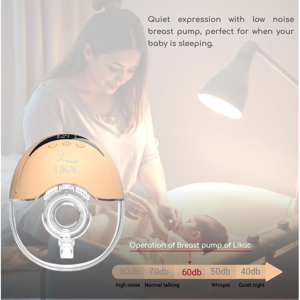 Foto 4 | Extractor De Leche Eléctrico Likac Double Wearable Con 2 Biberones - Venta Internacional.