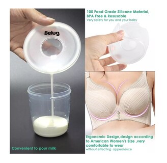 Foto 2 | Conchas Recolectoras Lactancia Protectores De Lactancia 4 Pcs, Transparente Belug