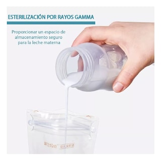 Foto 4 | Extractor De Leche Materna Saca Leche Con 15 Bolsas, Azul