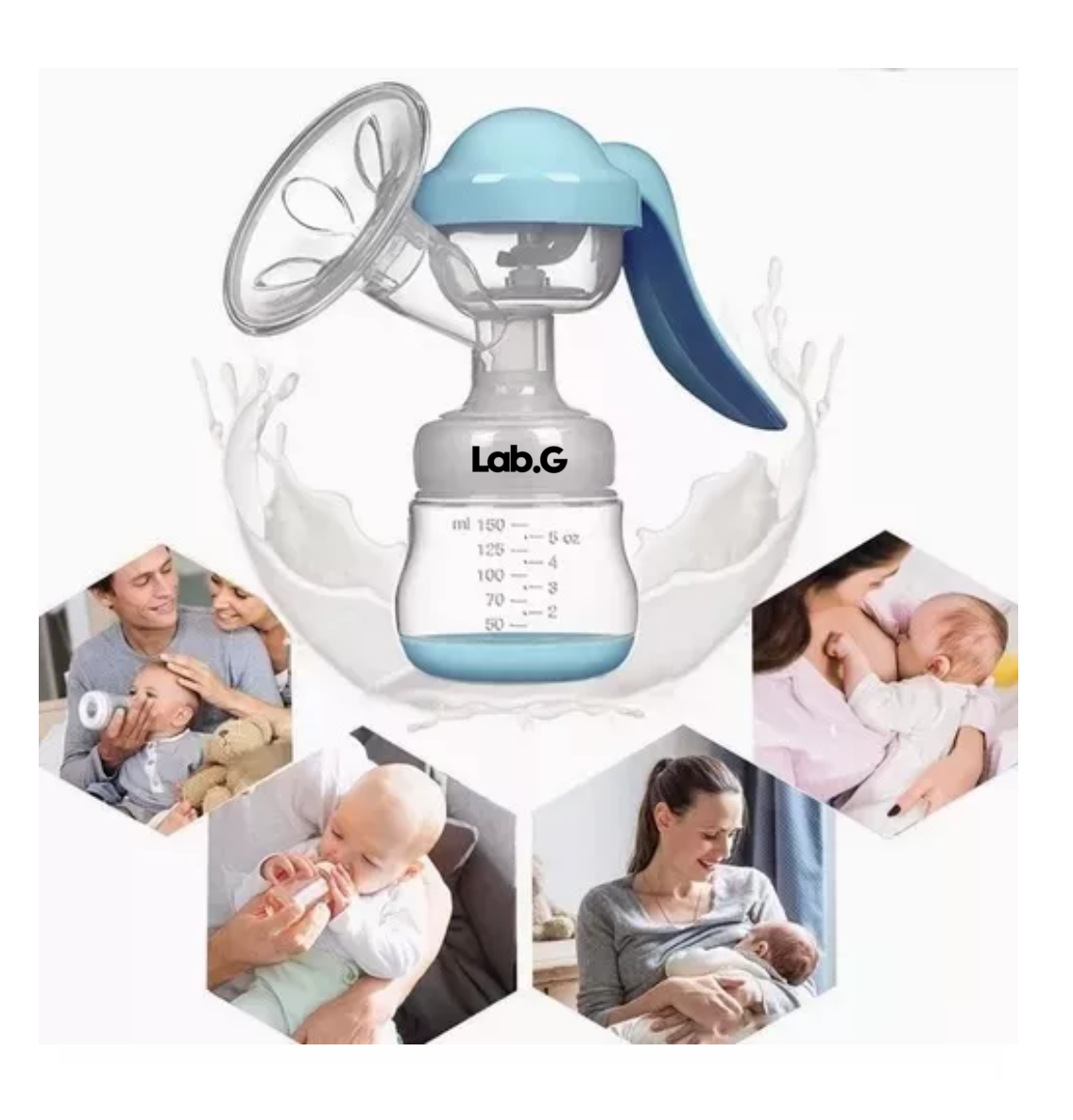 Foto 5 | Extractor De Leche Materna Saca Leche Con 15 Bolsas, Azul