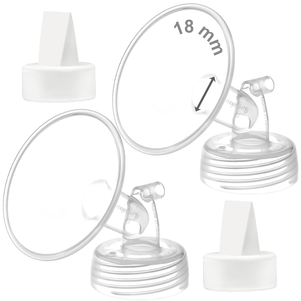 Accesorios Para Extractores De Leche: Brida Maymom De 18 Mm Con Válvula De Pico De Pato - Venta Internacional.