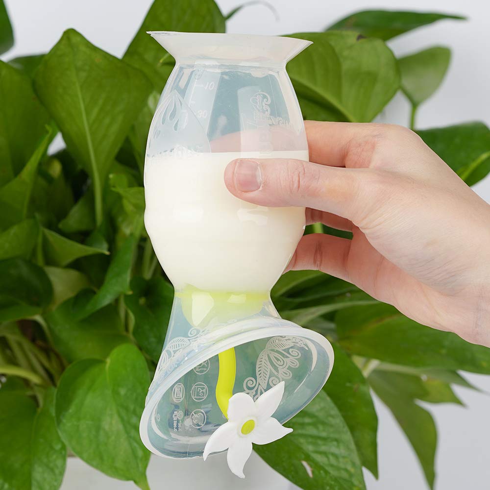 Foto 6 | Extractor De Leche Manual Haakaa, De Silicona, 150 Ml, Color Blanco - Venta Internacional.
