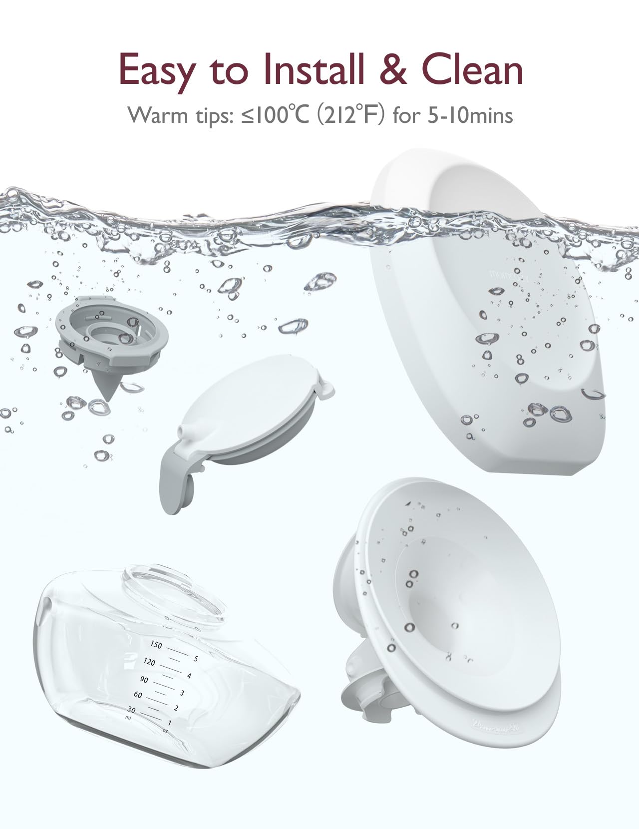 Foto 7 pulgar | Accesorios De Repuesto Para El Extractor De Leche M9 Mejorado De Momcozy - Venta Internacional.