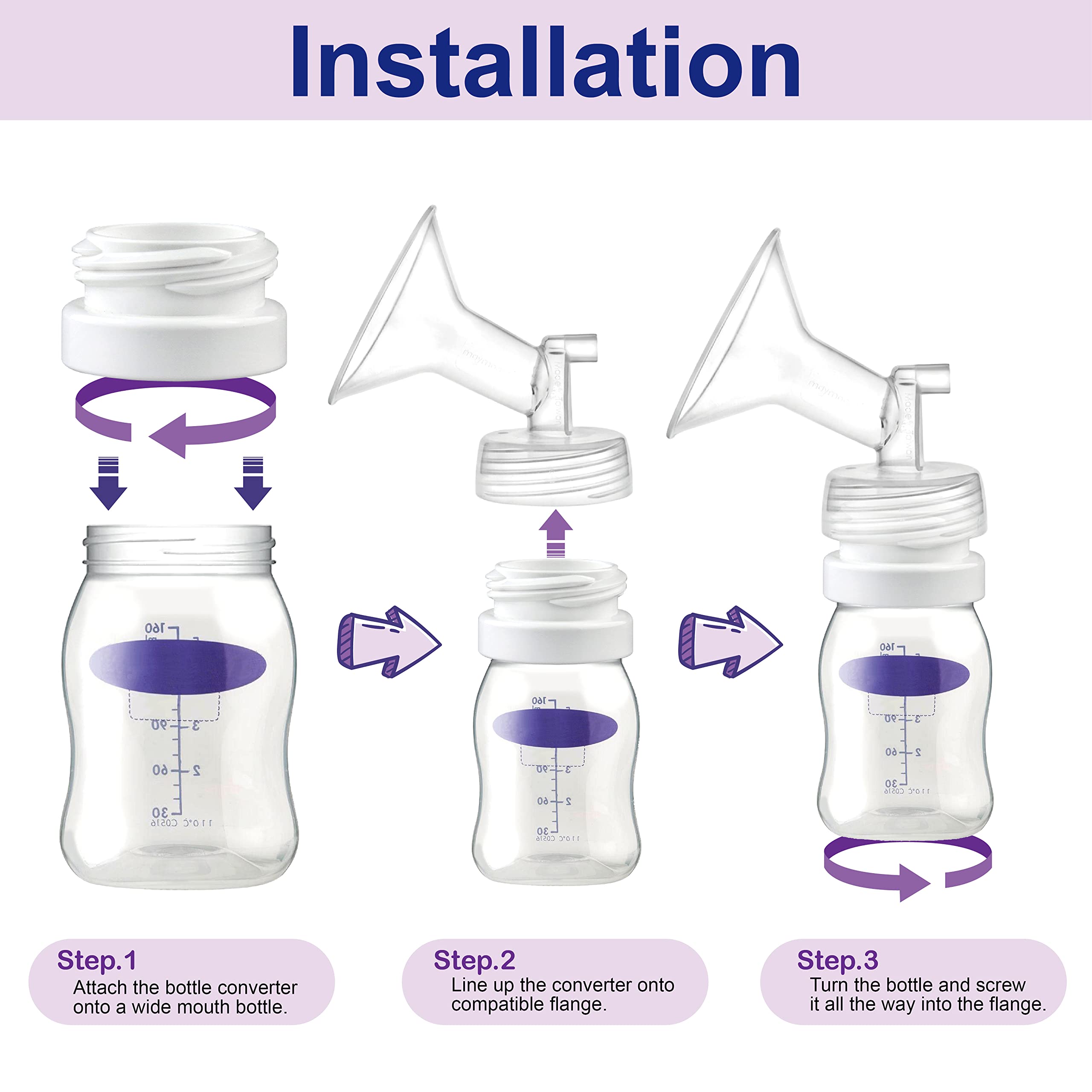 Foto 5 pulgar | Cambiador De Roscas Para Botellas Maymom Compatible Con Spectra Y Más - Venta Internacional.