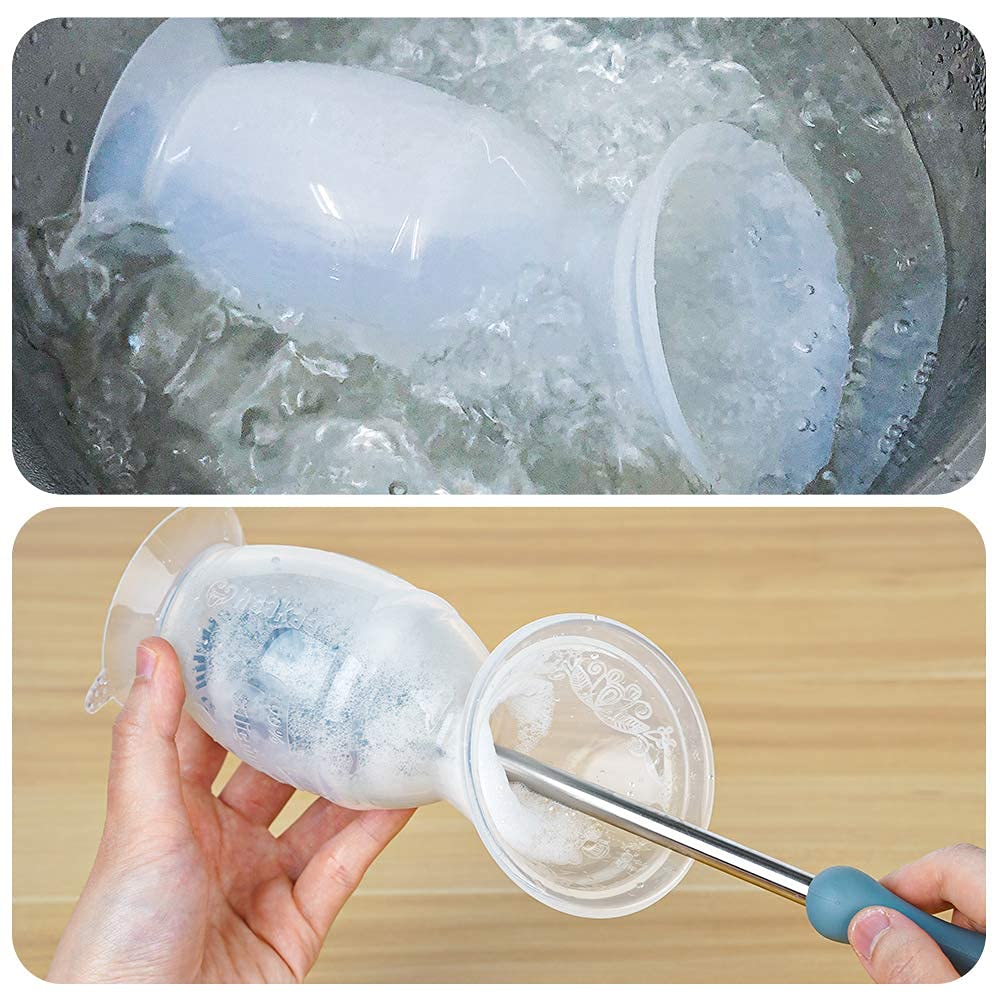 Foto 7 pulgar | Extractor De Leche Manual Gen.2, 100 Ml/4 Oz, Silicona Transparente - Venta Internacional.