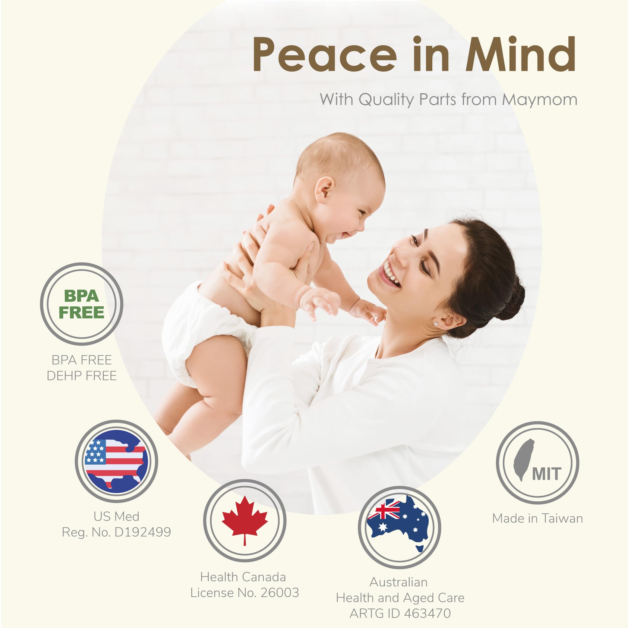 Foto 3 | Insertos De Brida Maymom De 15 Mm Compatibles Con Medela Y Spectra - Venta Internacional.