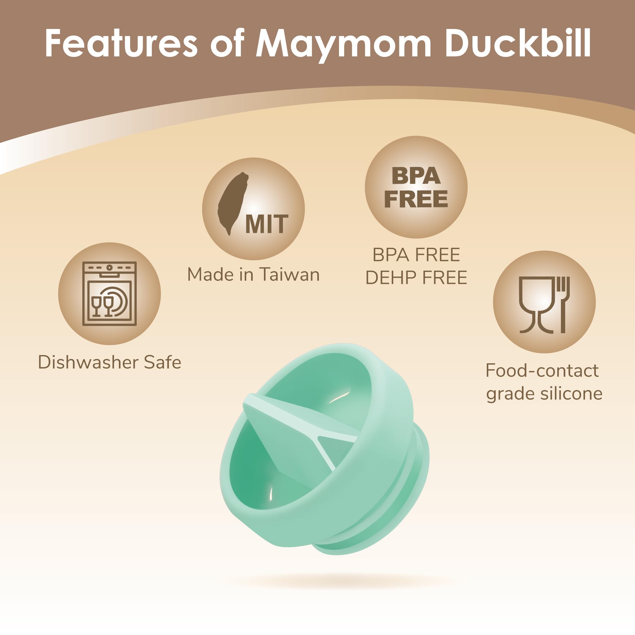 Foto 7 | Válvula Duckbill Maymom Compatible Con Elvie Stride, 6 Unidades - Venta Internacional.