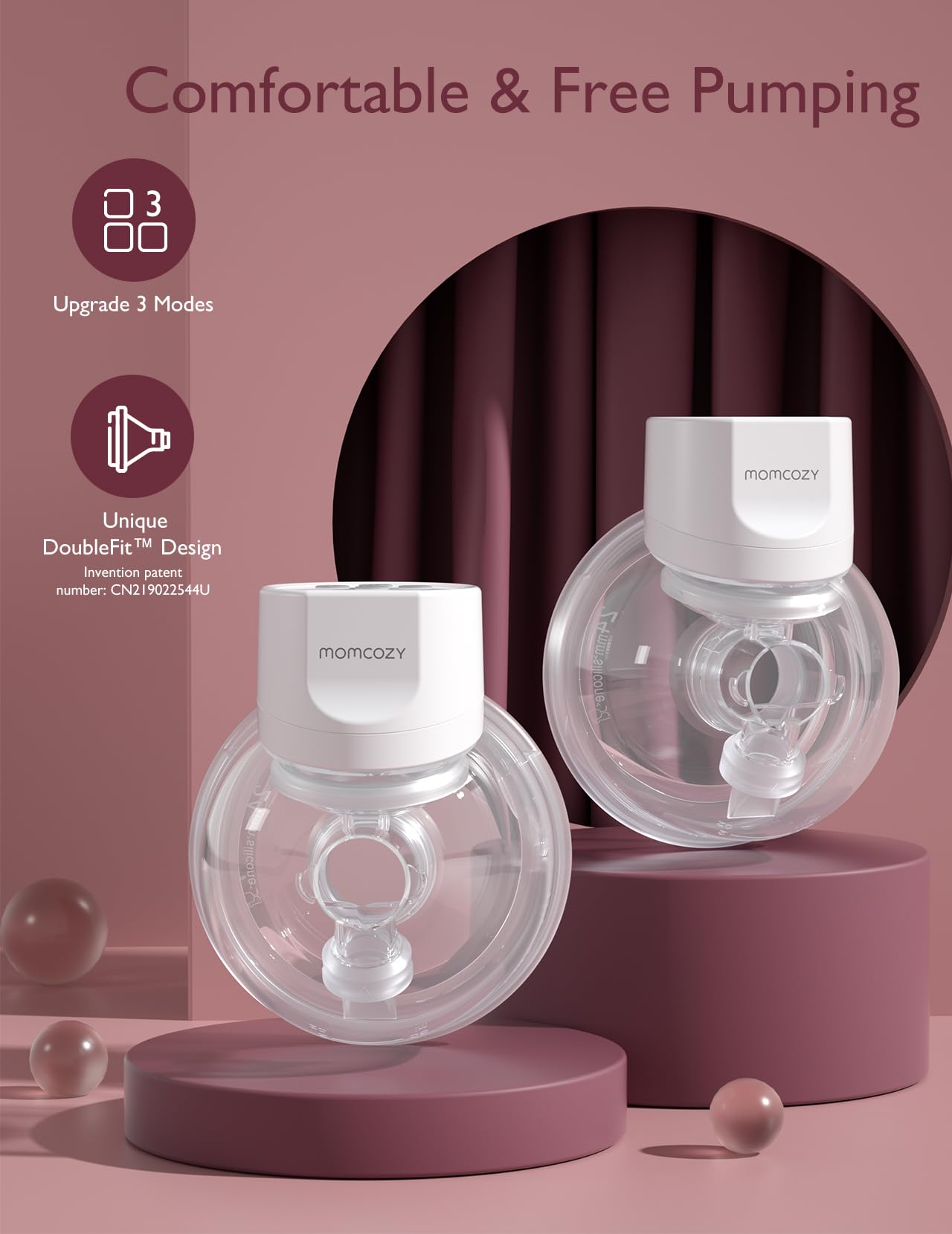 Foto 4 pulgar | Extractor De Leche Momcozy S12 Pro Inalámbrico, Portátil Y Manos Libres - Venta Internacional.