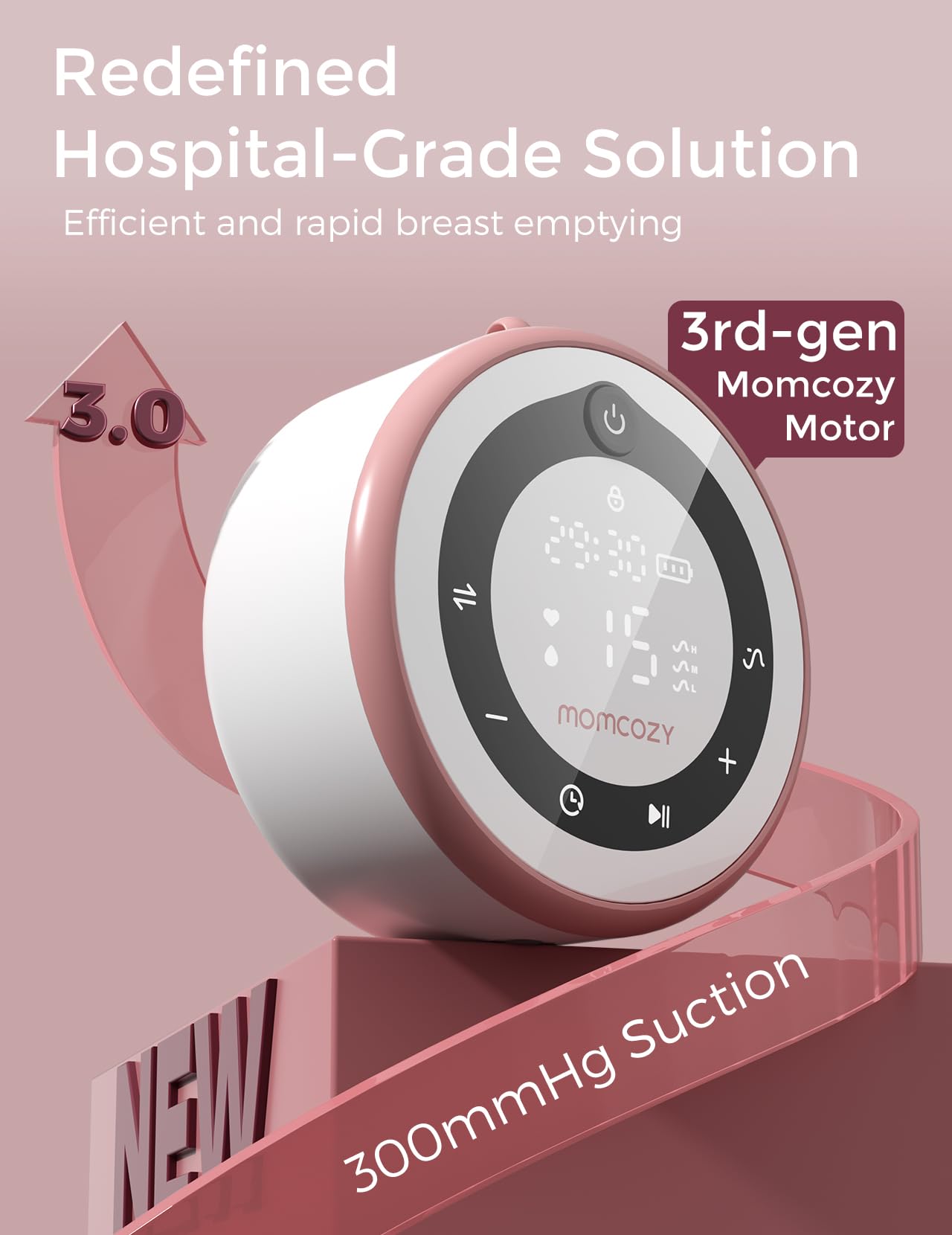 Foto 3 pulgar | Extractor De Leche Momcozy V1 Pro Portátil De Uso Hospitalario - Venta Internacional.