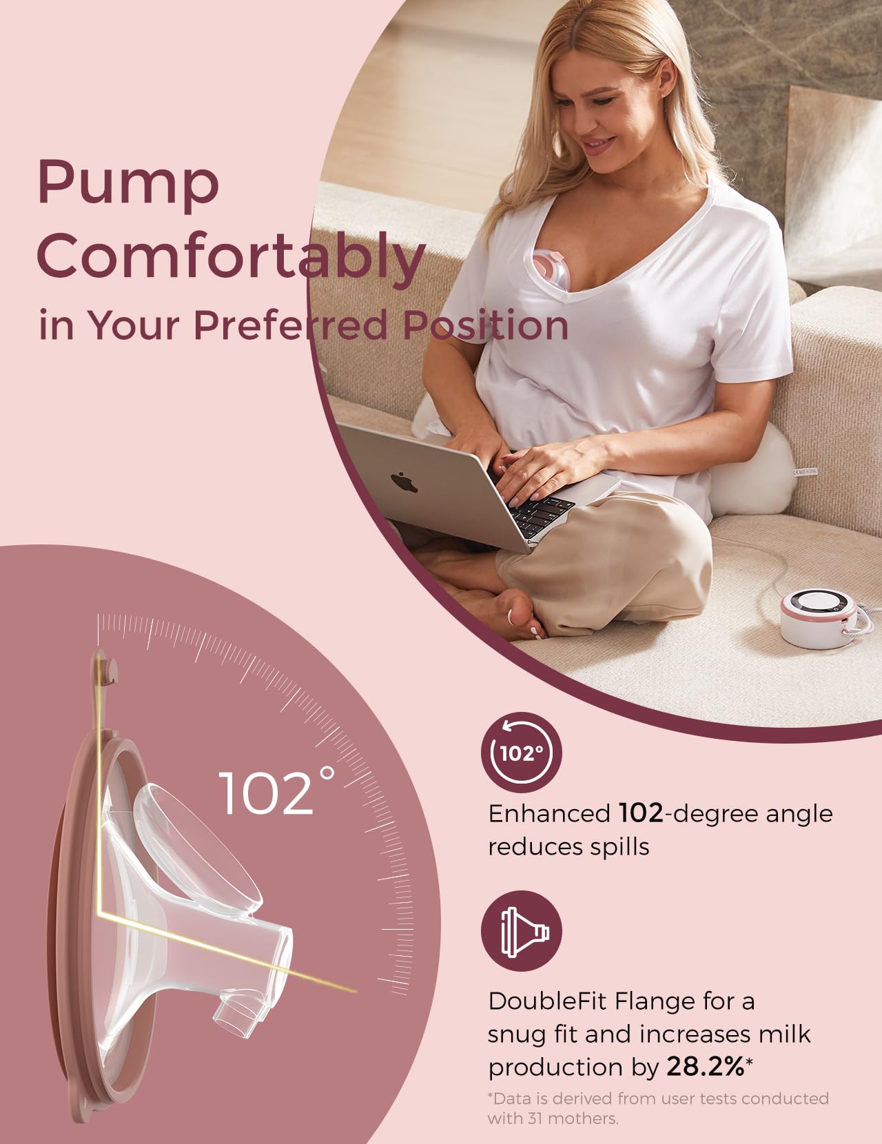 Foto 6 pulgar | Extractor De Leche Momcozy V1 Pro Portátil De Uso Hospitalario - Venta Internacional.