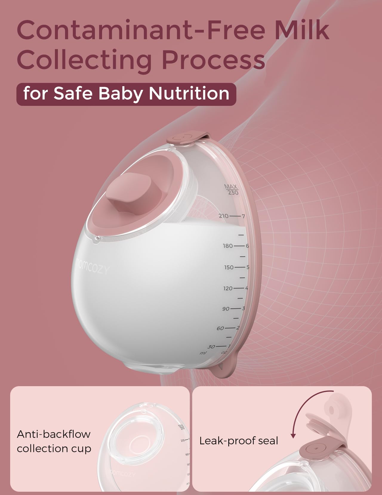 Foto 7 pulgar | Extractor De Leche Momcozy V1 Pro Portátil De Uso Hospitalario - Venta Internacional.