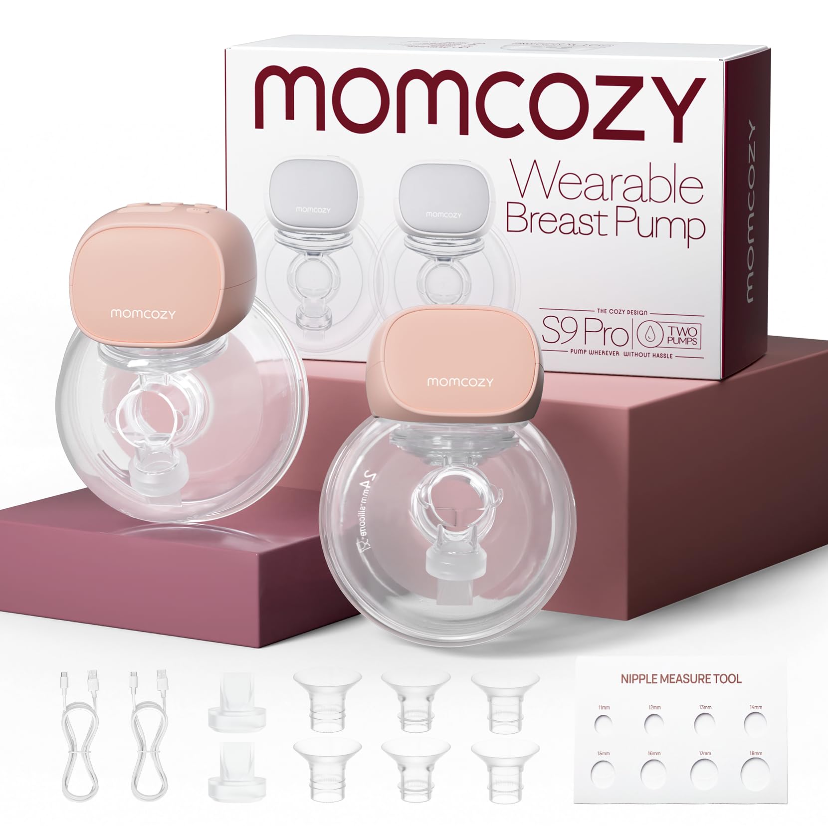 Foto 1 | Extractor De Leche Portátil Momcozy S9 Pro Con Batería Extendida, Paquete De 2 - Venta Internacional.