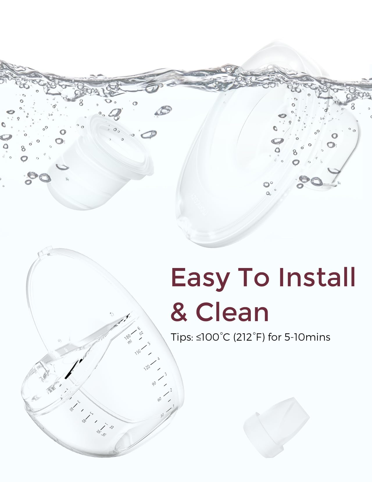 Foto 6 | Accesorios De Repuesto Para Extractores De Leche Momcozy Mobile Style M6 - Venta Internacional.