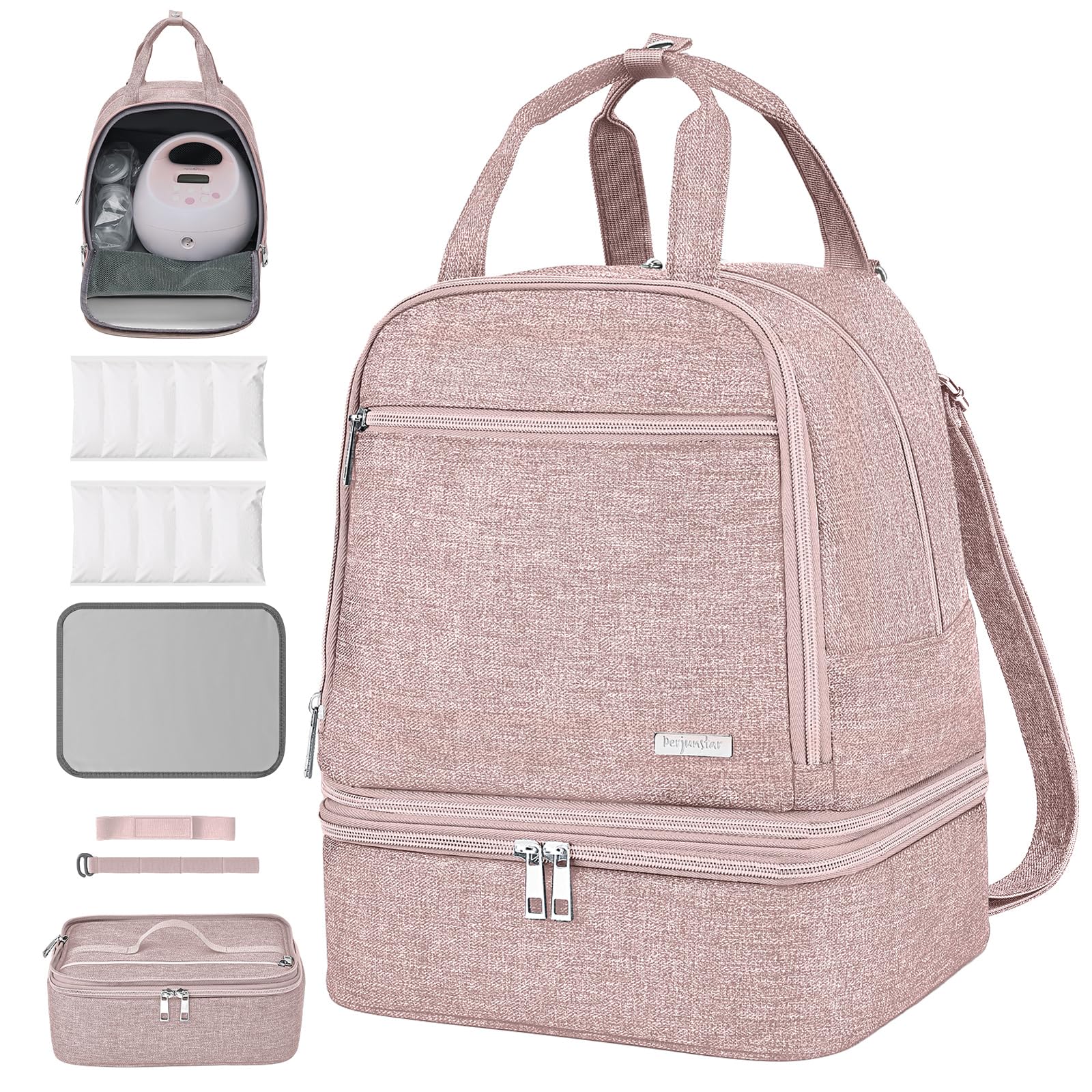 Foto 2 pulgar | Bolsa Para Sacaleches Derjunstar Compatible Con Spectra S1/s2, Color Rosa - Venta Internacional.
