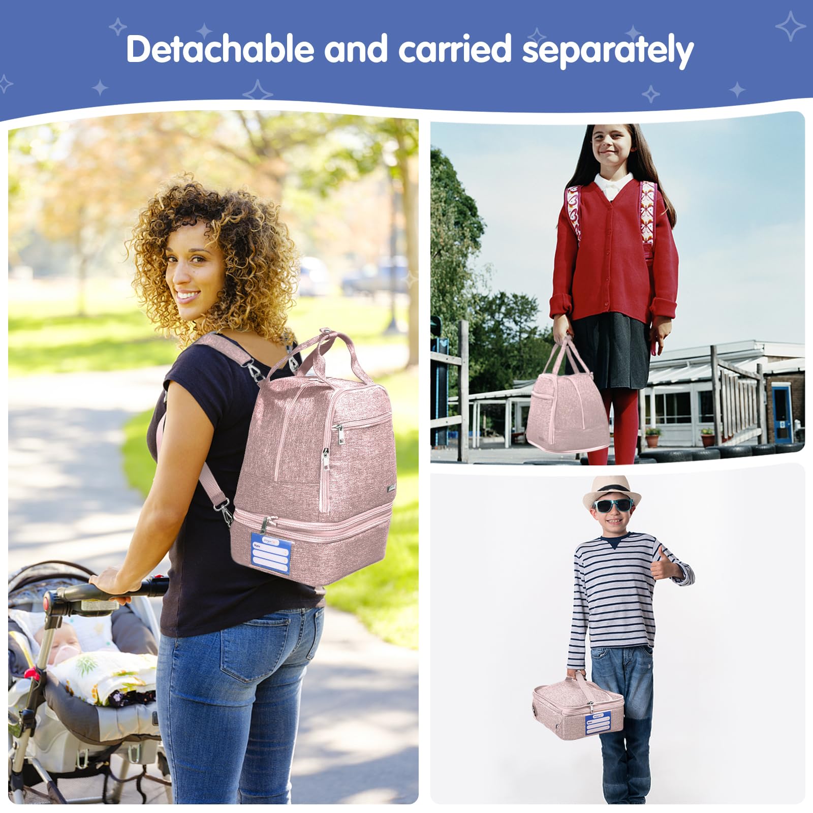 Foto 7 | Bolsa Para Sacaleches Derjunstar Compatible Con Spectra S1/s2, Color Rosa - Venta Internacional.