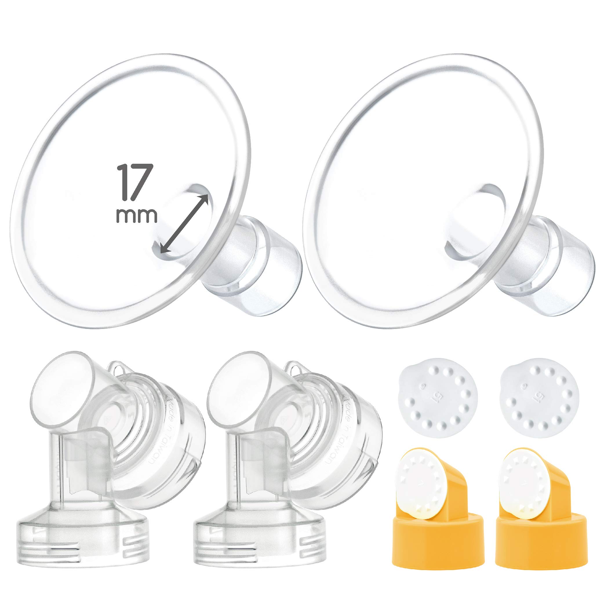 Foto 2 pulgar | Protector De Pecho Maymom 17mm 2x Con Válvula Y Membrana Medela - Venta Internacional.