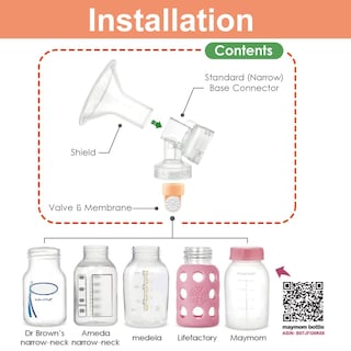 Foto 5 | Protector De Pecho Maymom 17mm 2x Con Válvula Y Membrana Medela - Venta Internacional.