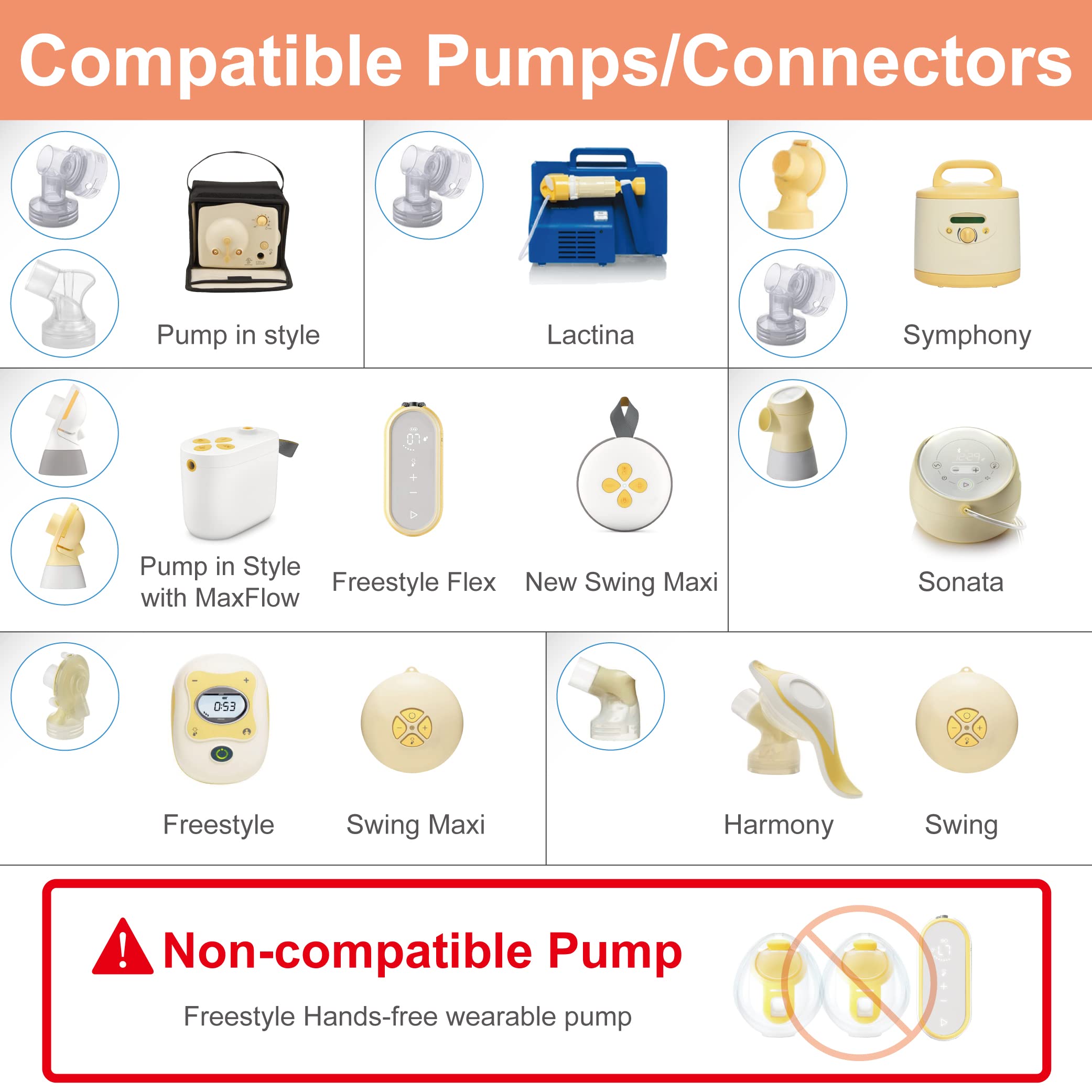 Foto 5 pulgar | Protector De Pecho Maymom Myfit Comfy Series De 21 Mm Para Zapatos Medela - Venta Internacional.