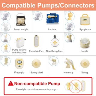 Foto 4 | Protector De Pecho Maymom Myfit Comfy Series De 21 Mm Para Zapatos Medela - Venta Internacional.