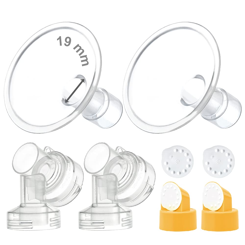 Protector De Pecho Maymom 19 Mm 2x Con Válvula Y Membrana Medela - Venta Internacional.