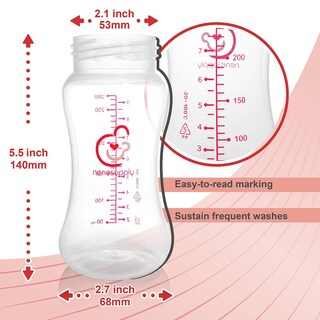 Foto 4 | Biberones Con Extractor De Leche Nenesupply, 280 Ml, 4 Unidades, Para Spectra S1 S2 - Venta Internacional.