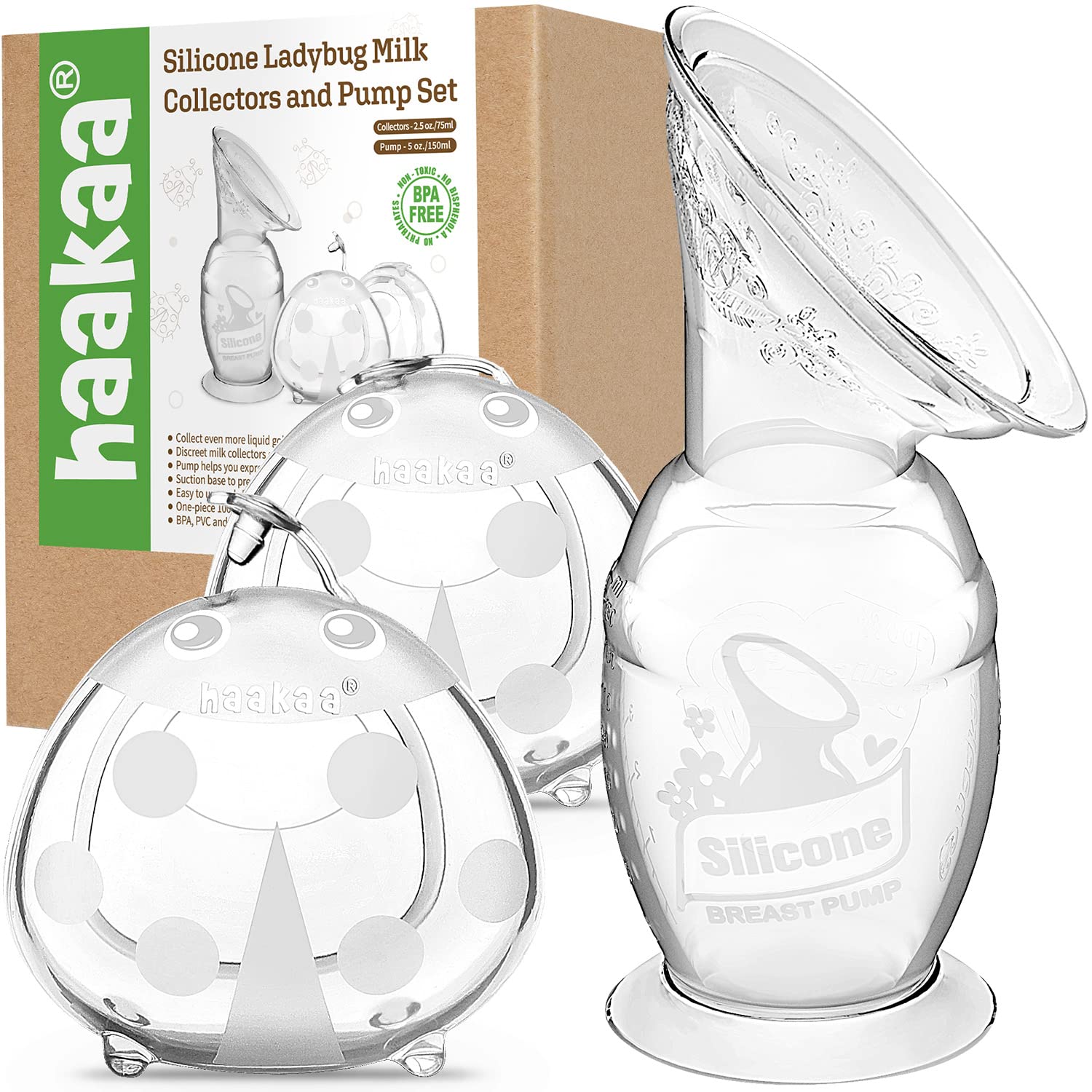 Extractor De Leche Manual Con Extractor De Leche Con Succión De 150 Ml +75 Ml - Venta Internacional.