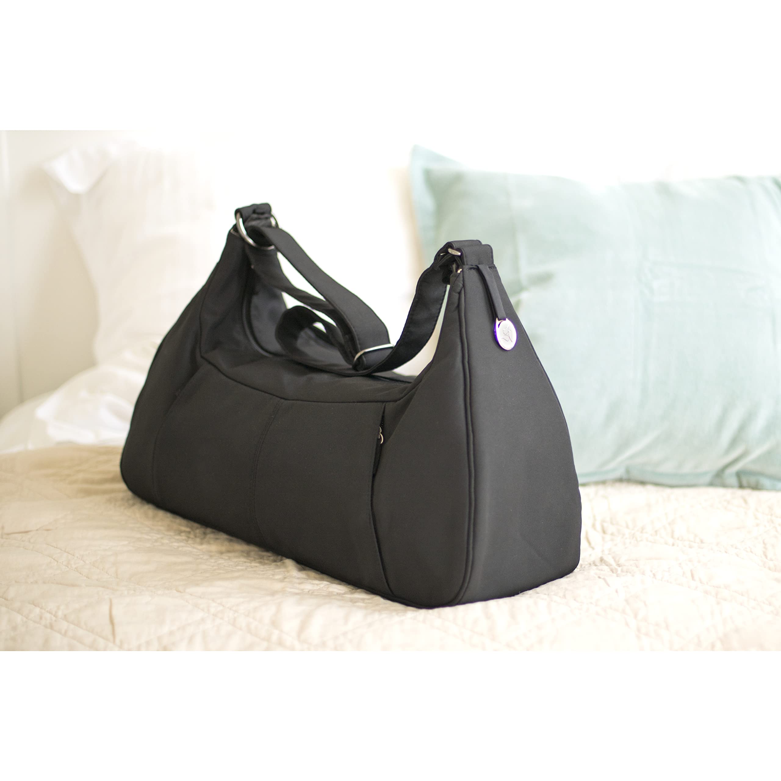 Foto 3 pulgar | Bolsa Para Sacaleches Medela, Resistente Al Agua, De Microfibra Negra - Venta Internacional.