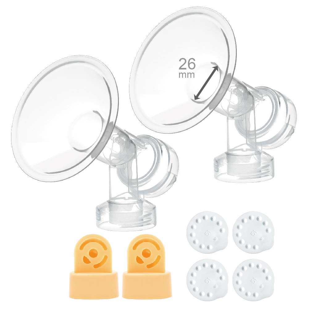 Foto 1 | Parabrisas Maymom 2 Unidades De 26 Mm Con Membrana De Válvula Medela - Venta Internacional.