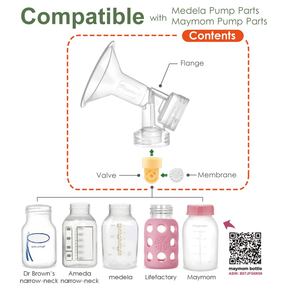 Foto 5 pulgar | Parabrisas Maymom 2 Unidades De 26 Mm Con Membrana De Válvula Medela - Venta Internacional.