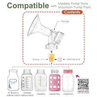 Foto 4 | Parabrisas Maymom 2 Unidades De 26 Mm Con Membrana De Válvula Medela - Venta Internacional.