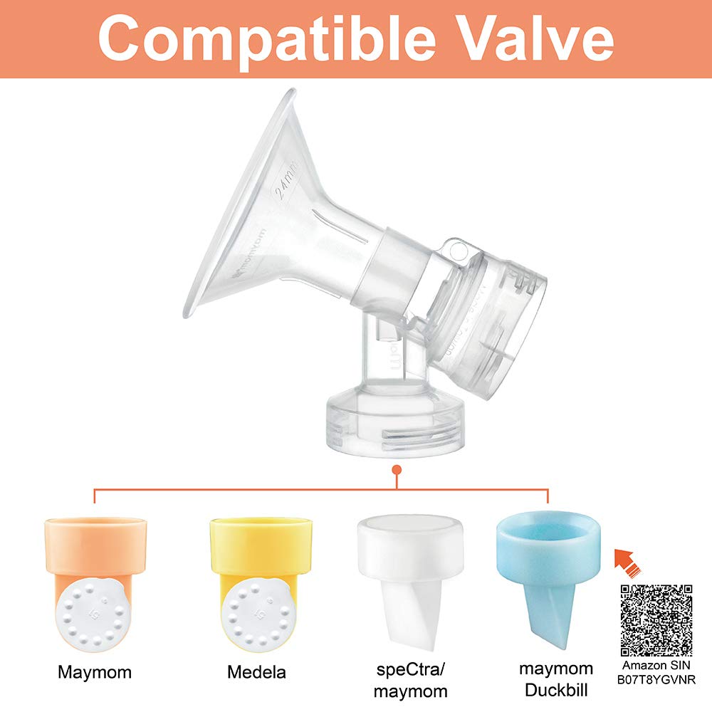 Foto 5 | Parabrisas Maymom 2 Unidades De 26 Mm Con Membrana De Válvula Medela - Venta Internacional.