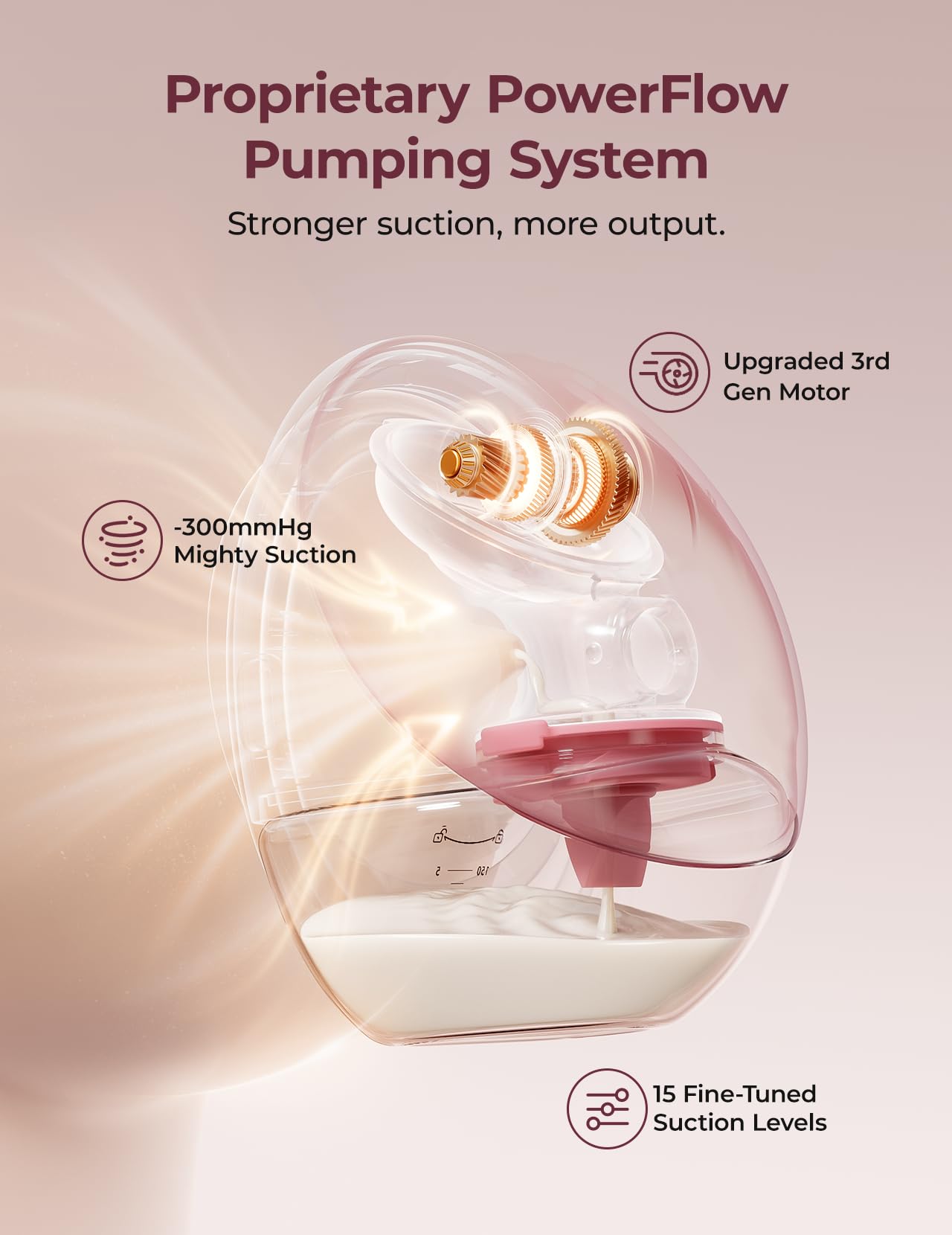 Foto 3 pulgar | Extractor De Leche Momcozy Mobile Flow M9 Mejorado Con Manos Libres - Venta Internacional.