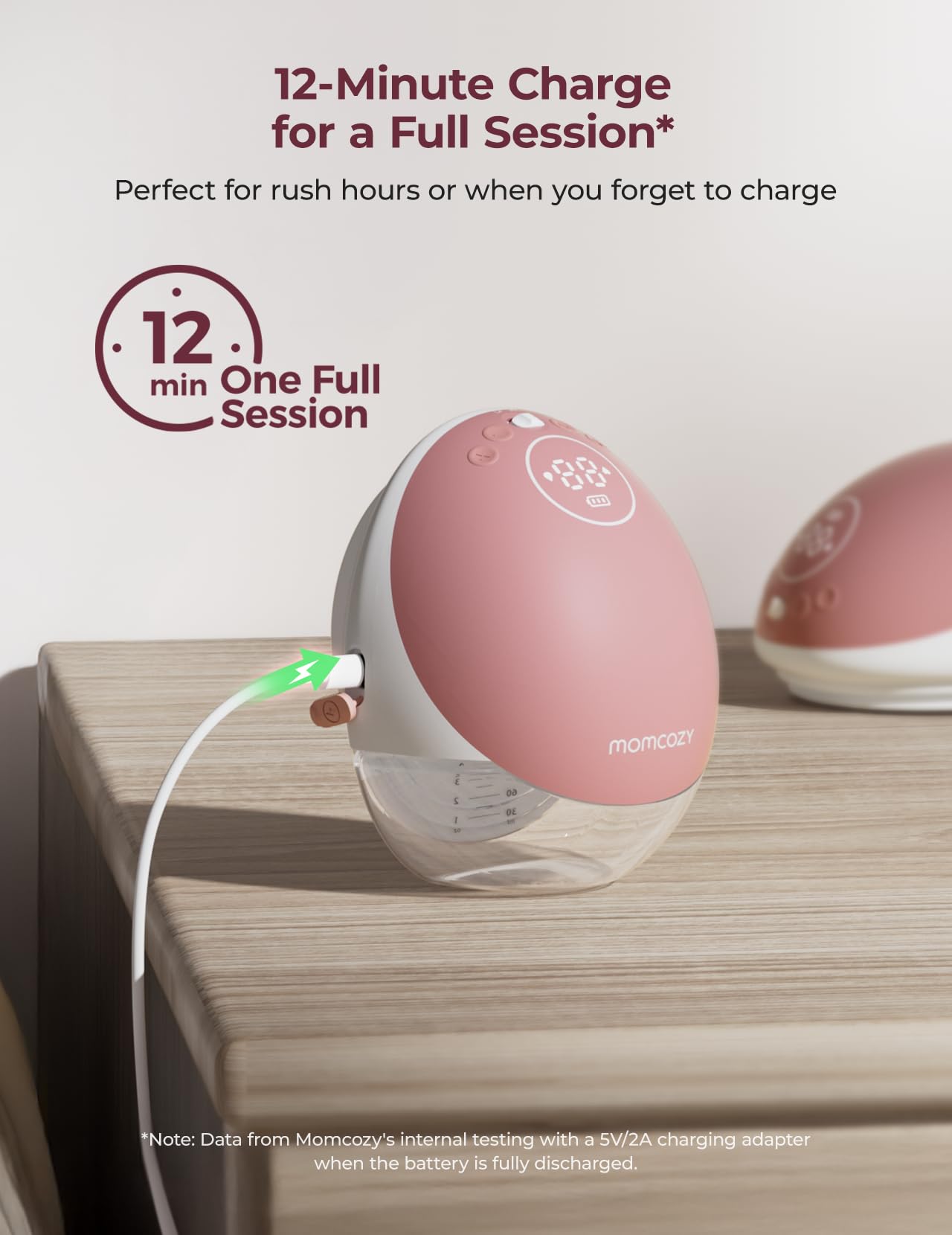 Foto 5 pulgar | Extractor De Leche Momcozy Mobile Flow M9 Mejorado Con Manos Libres - Venta Internacional.