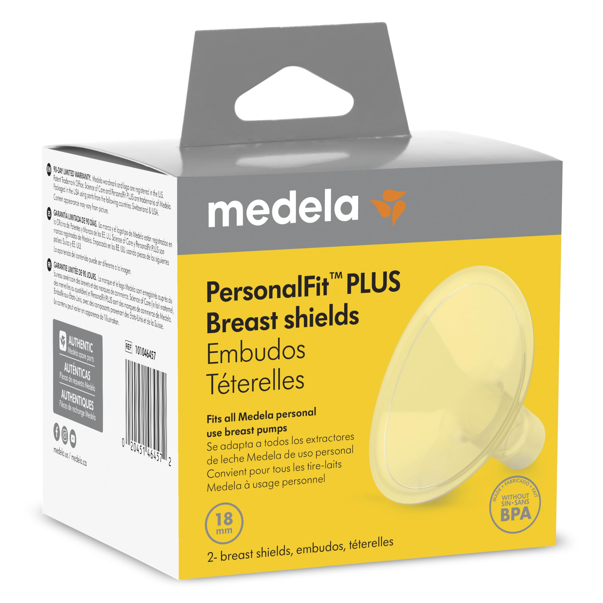 Foto 4 pulgar | Protectores Mamarios Medela Personalfit Plus De 18 Mm, 2 Unidades, Sin Bpa - Venta Internacional.