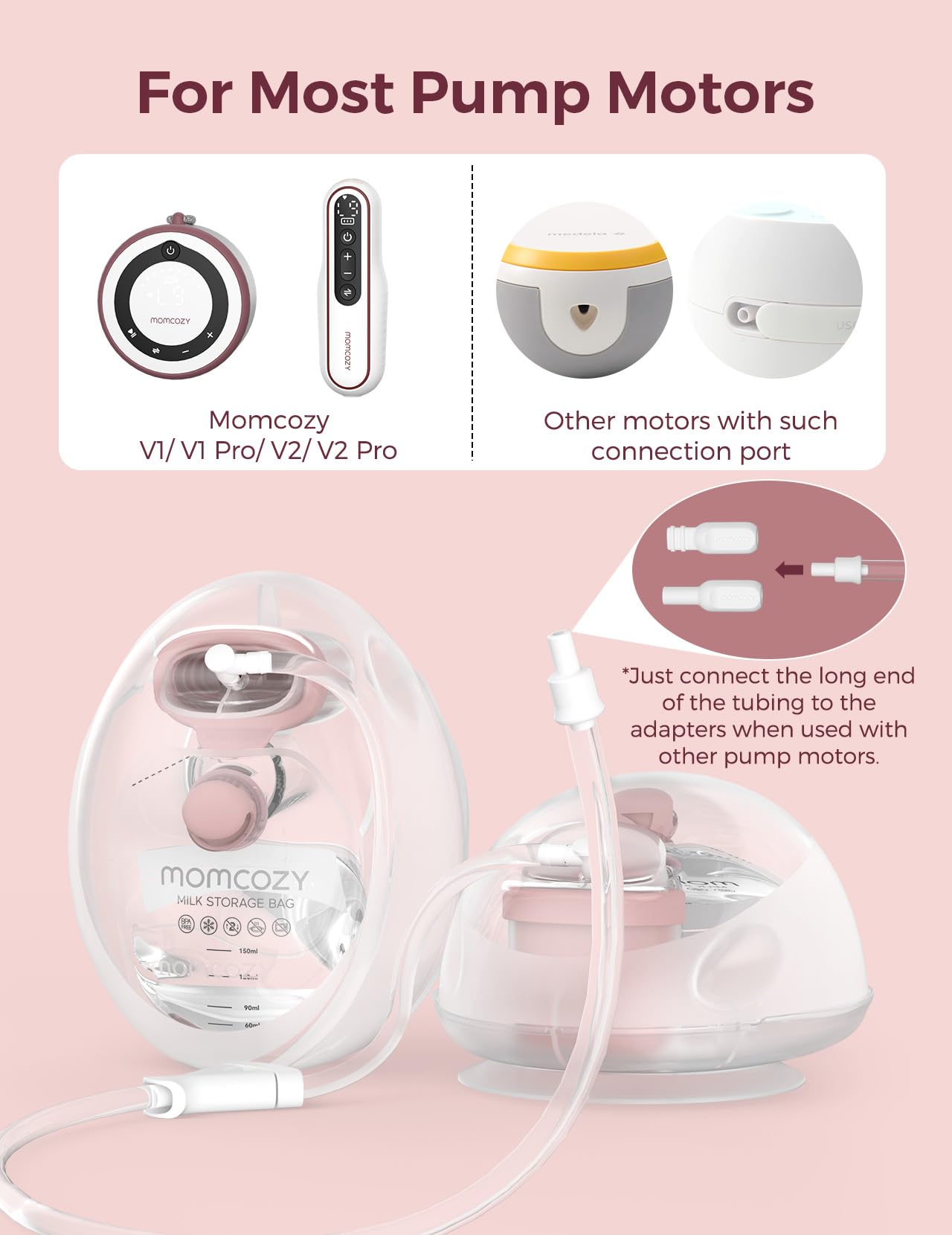 Foto 5 pulgar | Vasos Portátiles Para Recoger Leche Con Bolsas De Almacenamiento Momcozy, 150 Ml - Venta Internacional.