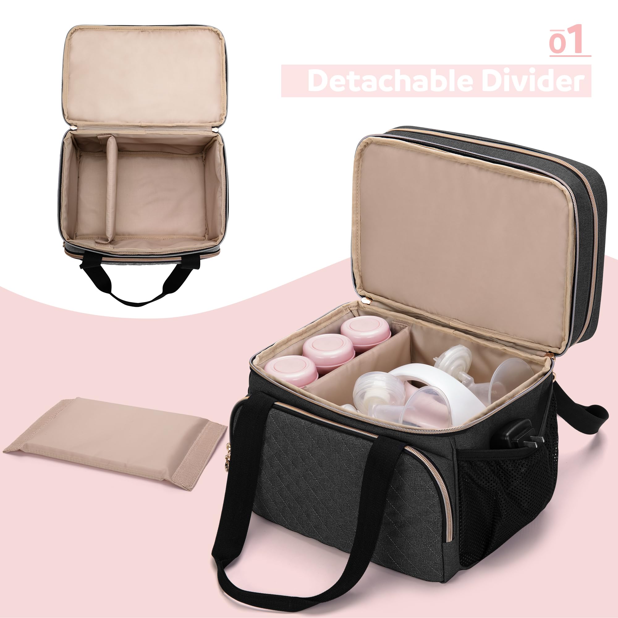 Foto 4 pulgar | Bolsa Para Extractor De Leche Luxja De Doble Capa Compatible Con Spectra S1/s2 - Venta Internacional.