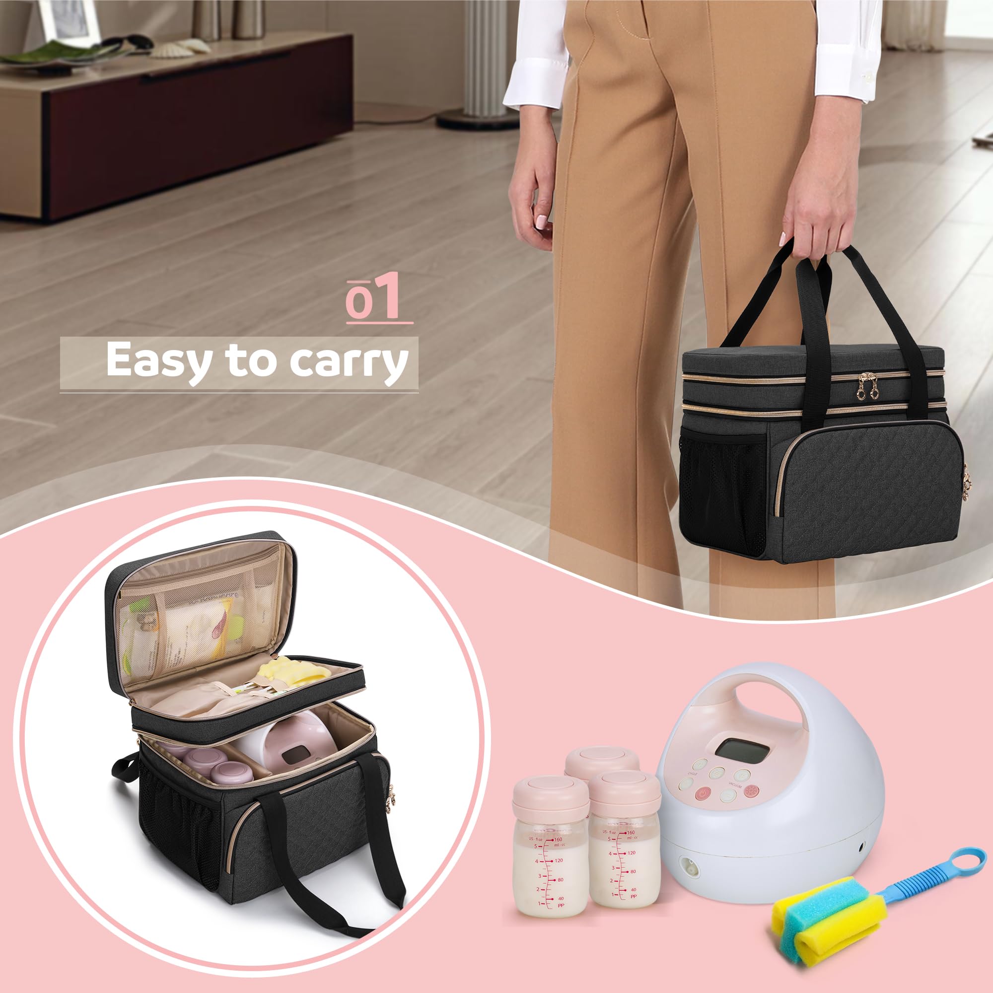 Foto 5 | Bolsa Para Extractor De Leche Luxja De Doble Capa Compatible Con Spectra S1/s2 - Venta Internacional.