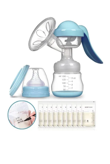 Extractor De Leche Materna Saca Leche Con 10 Bolsas