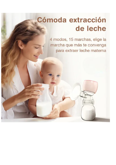 Foto 2 | Extractor De Leche Eléctrico Portátil 4 Modos 15 Niveles Con Luz Nocturna