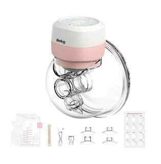 Foto 1 | Extractor De Leche Eléctrico Portátil Manos Libres 3 Modos Rosa Con Blanco
