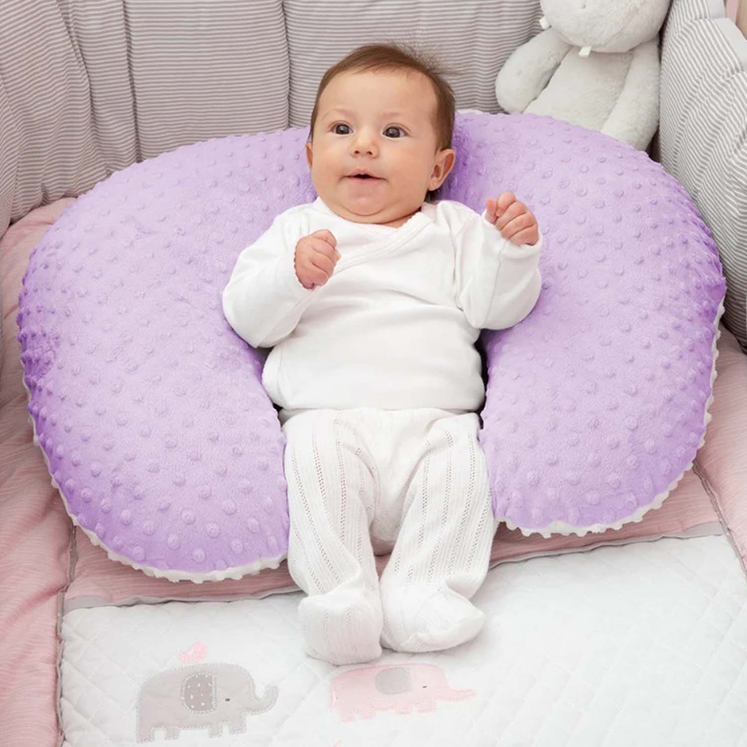 Foto 2 | Almohada de Lactancia Babies And Kiddies Lila