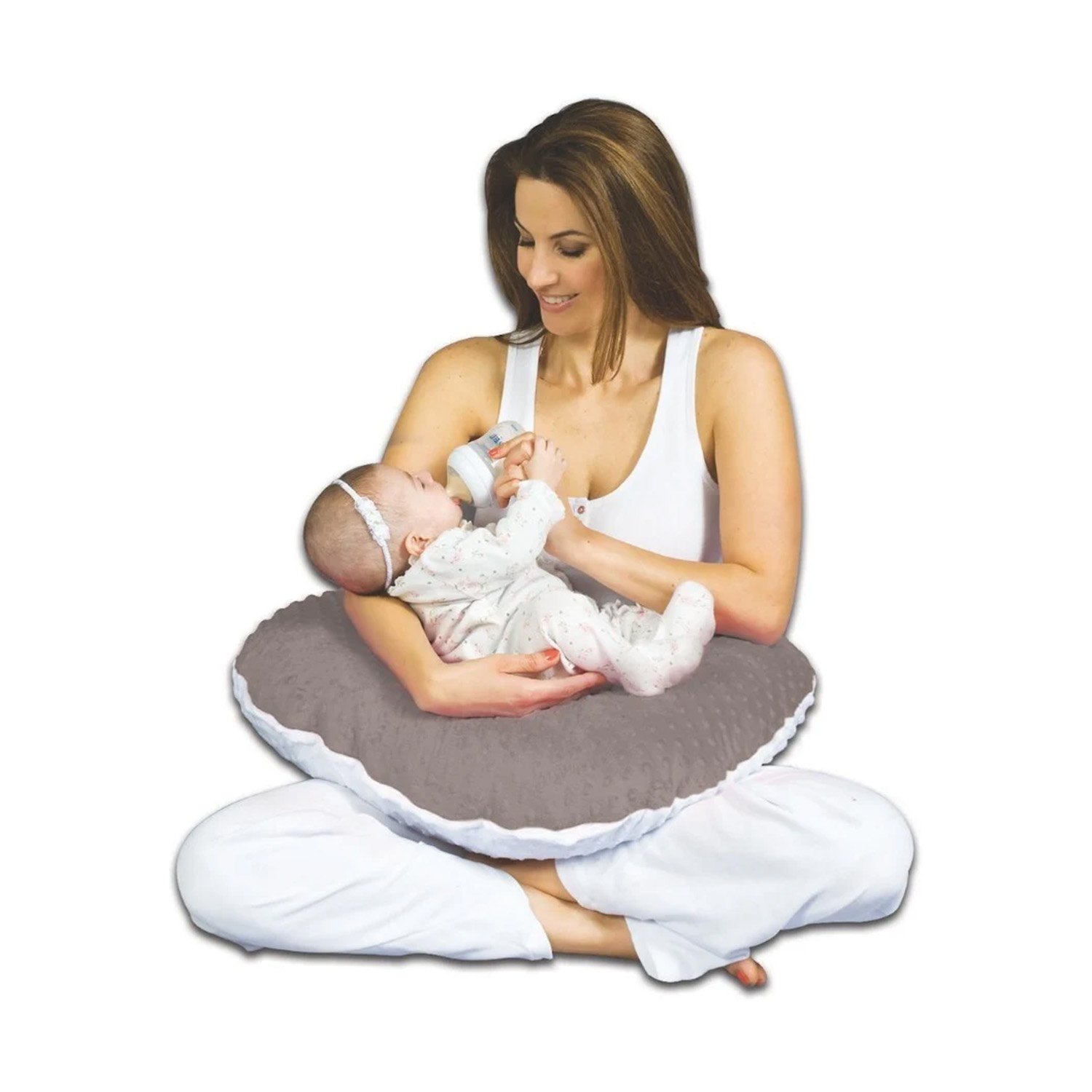 Foto 2 | Almohada de Lactancia Babies And Kiddies Gris