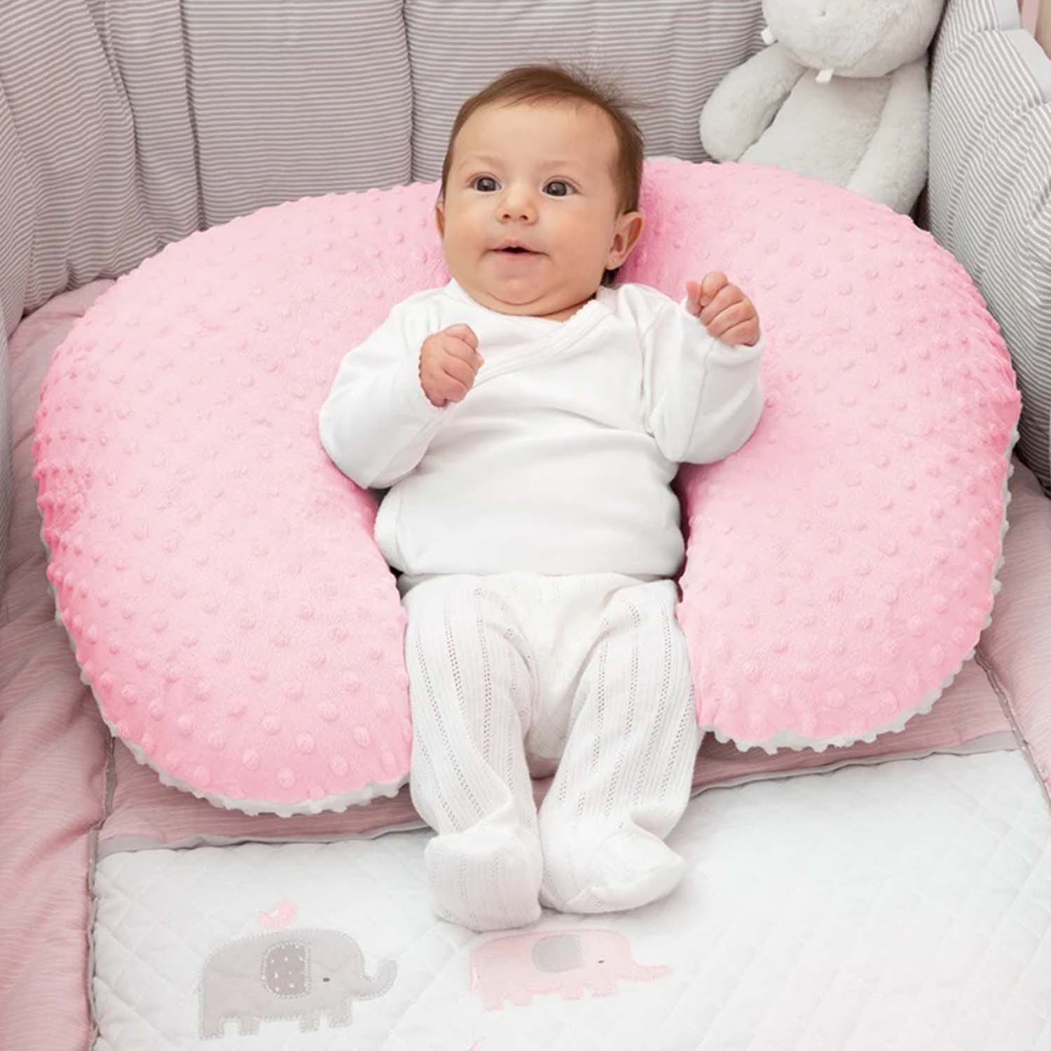 Foto 2 | Almohada de Lactancia Babies And Kiddies Rosa