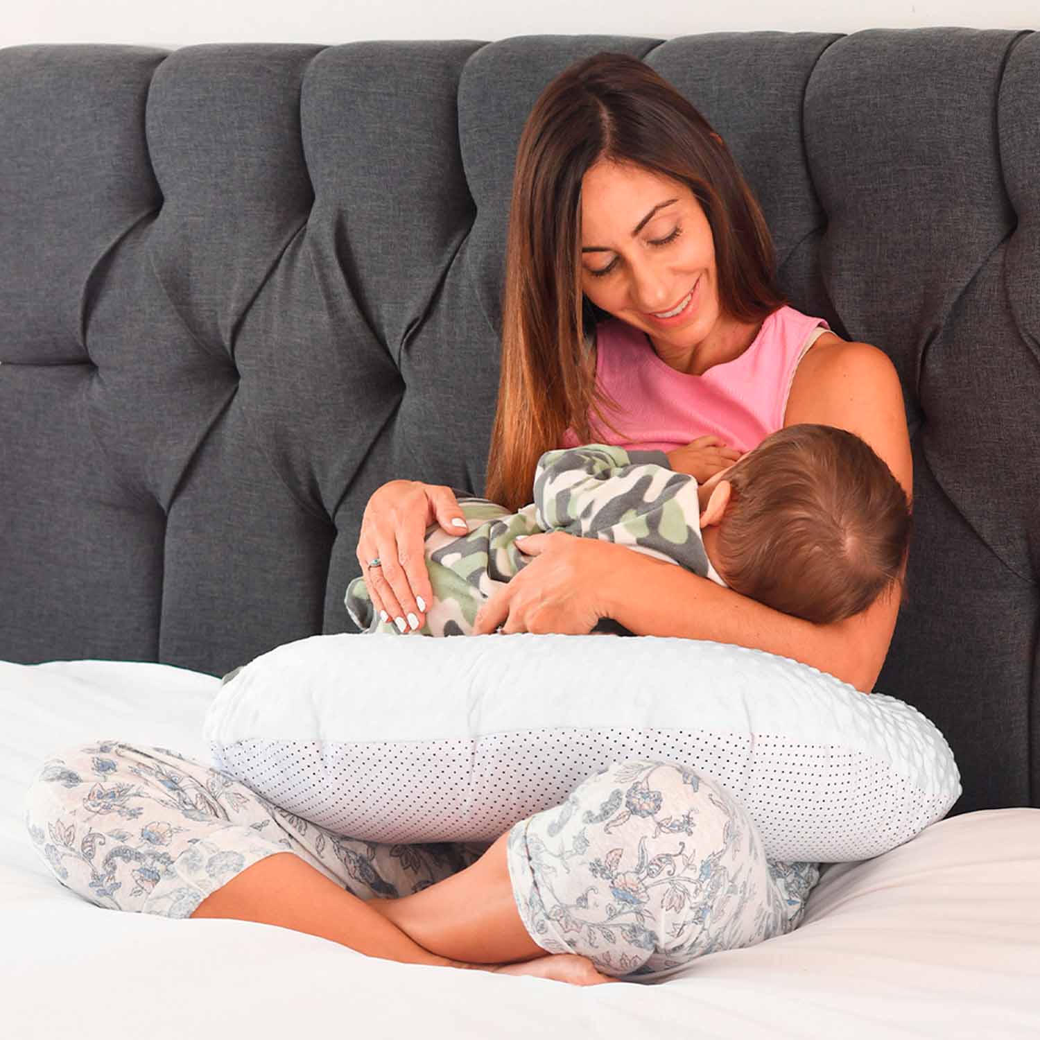 Foto 5 pulgar | Almohada De Lactancia Babies And Kiddies Blanca