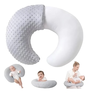Foto 5 | Almohada Embarazo Lab.g Y Lactancia Bebe Cojín Maternidad Amamanta Gris Stars