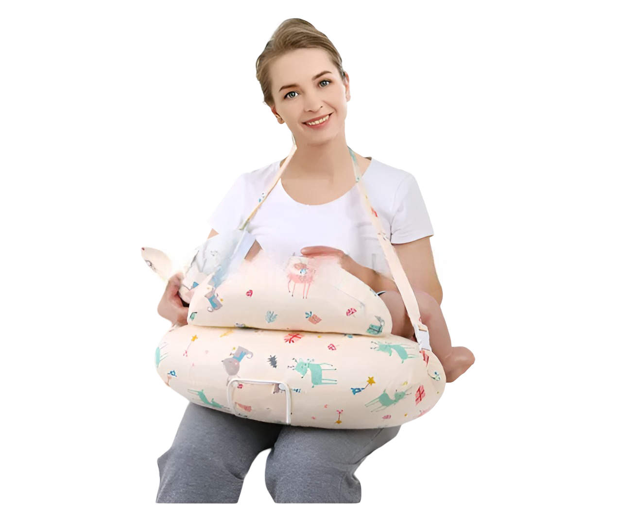 Foto 3 | Almohada De Maternidad Para Lactancia Multifuncional