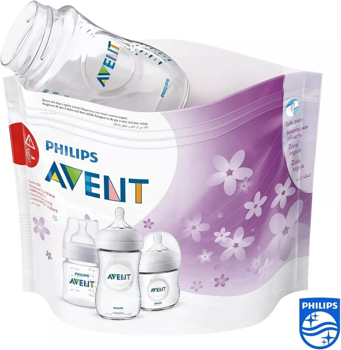 Foto 4 pulgar | Bolsas Esterilizadoras Microondas Avent 5 Piezas