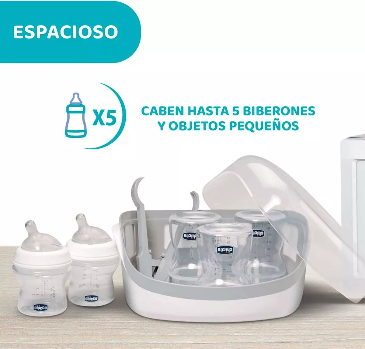 Foto 4 pulgar | Esterilizador De Biberones Para Microondas Chicco